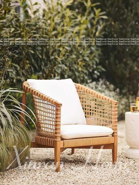 GENJI Hiroshi Elegant Rattan Leisure Chair from GENJI