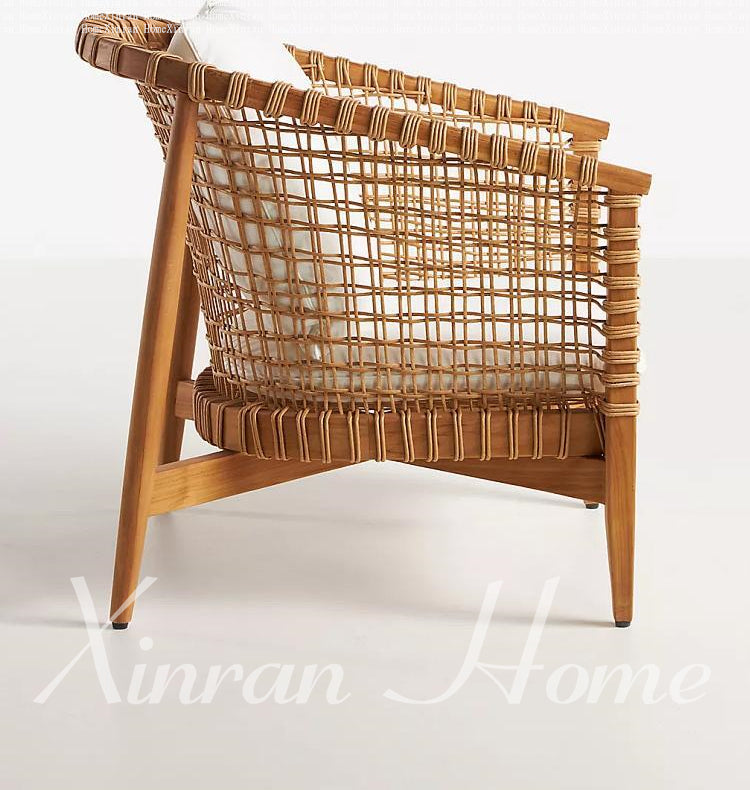 GENJI Hiroshi Elegant Rattan Leisure Chair from GENJI