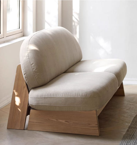 GENJI Hiroshi Elegant Small-Sized Solid Wood Sofa from GENJI