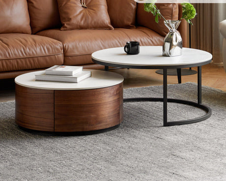 GENJI Hiroshi Elegant Solid Wood Coffee Table from GENJI