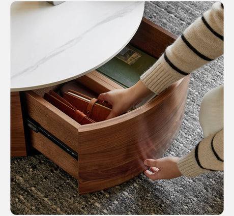 GENJI Hiroshi Elegant Solid Wood Coffee Table from GENJI