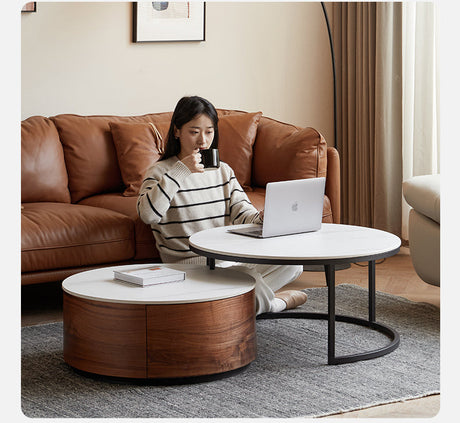 GENJI Hiroshi Elegant Solid Wood Coffee Table from GENJI
