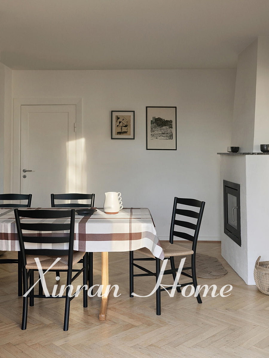 GENJI Hiroshi Elegant Solid Wood Retro Armchair Dining Chair from GENJI