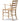 GENJI Hiroshi Elegant Solid Wood Retro Armchair Dining Chair from GENJI