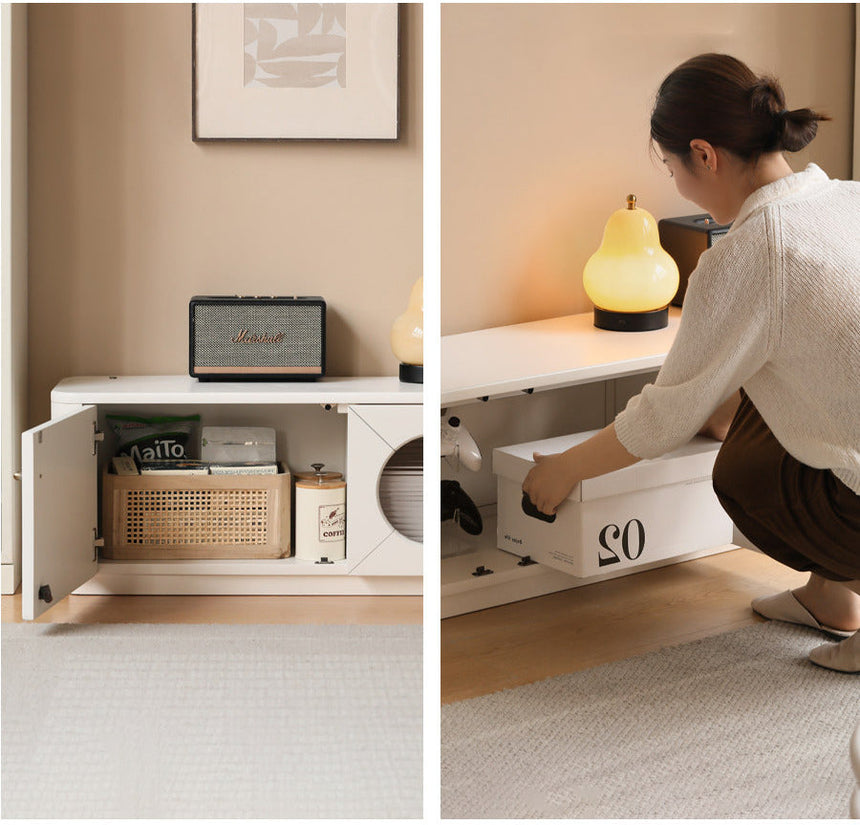 GENJI Hiroshi Elegant Solid Wood TV Cabinet from GENJI