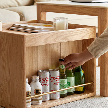 GENJI Hiroshi Minimalist Oak Coffee Table from GENJI