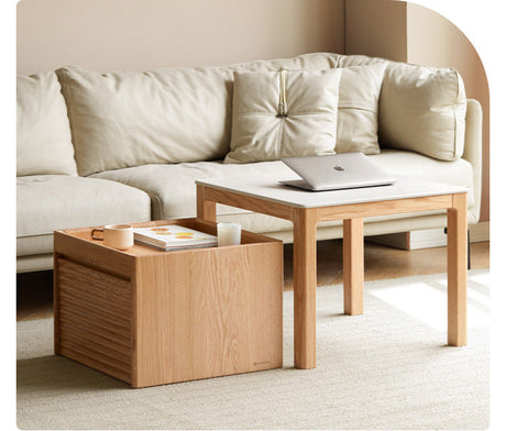 GENJI Hiroshi Minimalist Oak Coffee Table from GENJI