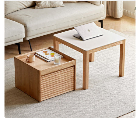 GENJI Hiroshi Minimalist Oak Coffee Table from GENJI