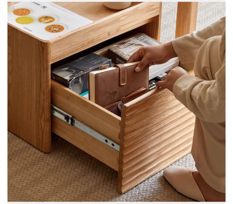 GENJI Hiroshi Minimalist Oak Coffee Table from GENJI