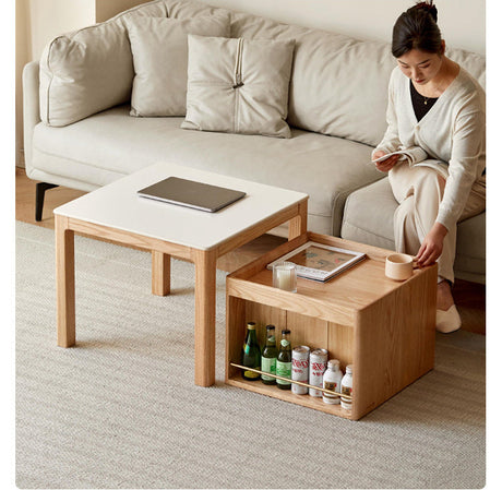 GENJI Hiroshi Minimalist Oak Coffee Table from GENJI