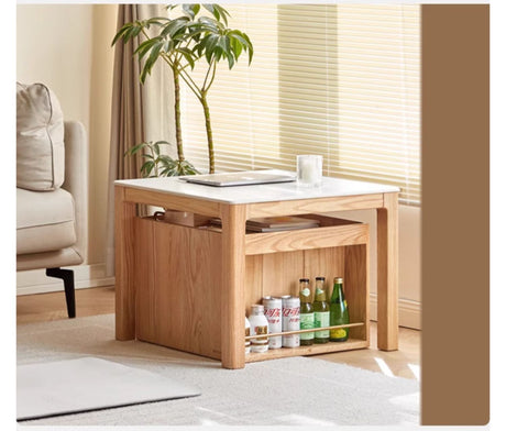 GENJI Hiroshi Minimalist Oak Coffee Table from GENJI