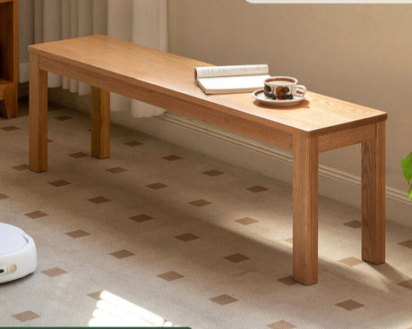 GENJI Hiroshi Minimalist Solid Wood Bench from GENJI