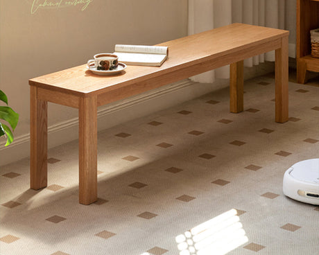 GENJI Hiroshi Minimalist Solid Wood Bench from GENJI