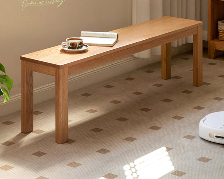 GENJI Hiroshi Minimalist Solid Wood Bench from GENJI