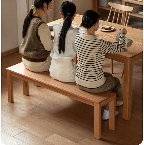GENJI Hiroshi Minimalist Solid Wood Bench from GENJI