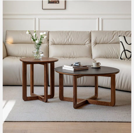 GENJI Hiroshi Sleek Natural Wood Coffee Table from GENJI