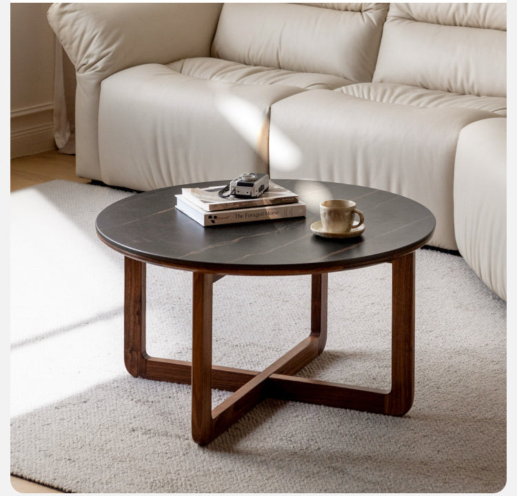 GENJI Hiroshi Sleek Natural Wood Coffee Table from GENJI