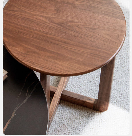 GENJI Hiroshi Sleek Natural Wood Coffee Table from GENJI