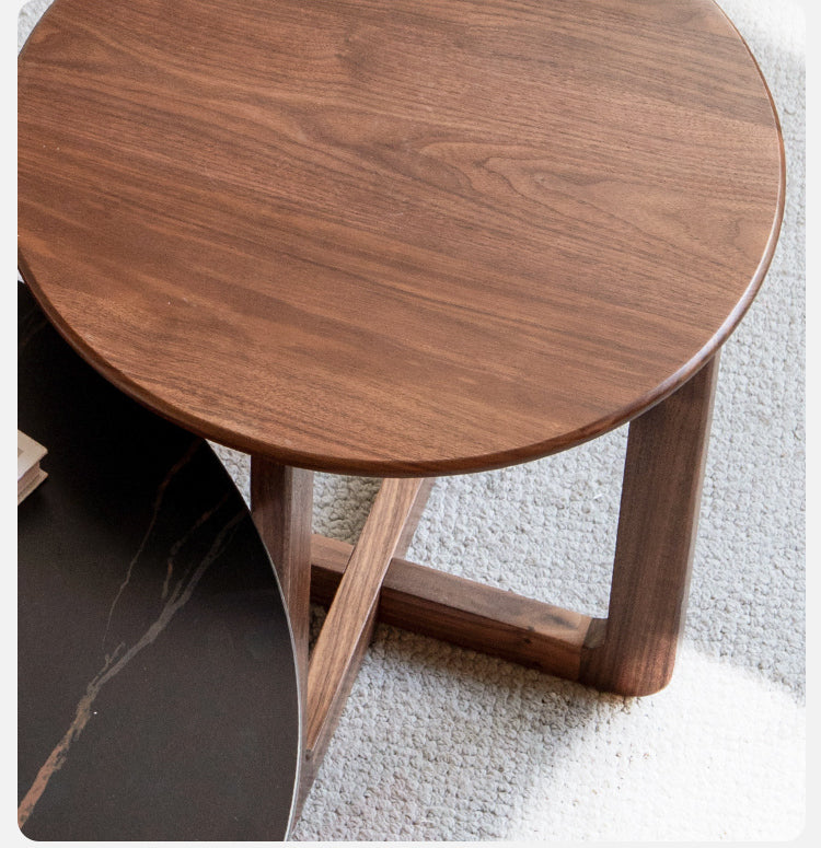 GENJI Hiroshi Sleek Natural Wood Coffee Table from GENJI