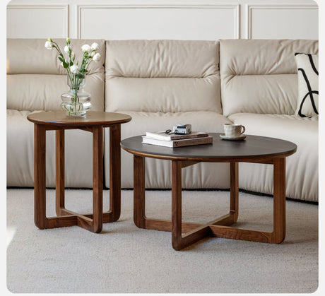 GENJI Hiroshi Sleek Natural Wood Coffee Table from GENJI
