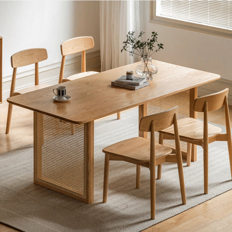 GENJI Hoshihara Solid Wood Elegant Dining Set from GENJI