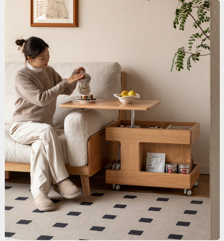 GENJI Hoshiko Versatile Oak Side Table from GENJI