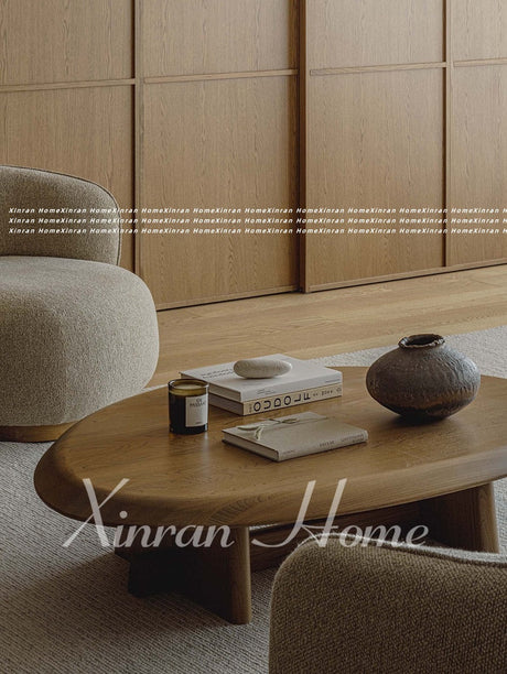 GENJI Hoshio Retro Solid Wood Creative Coffee Table from GENJI