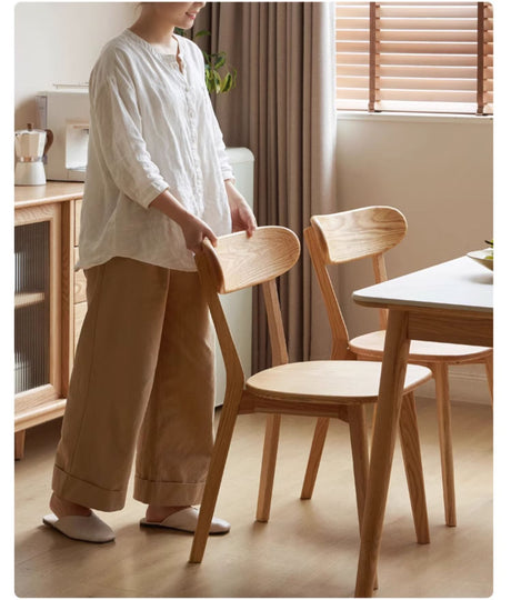 GENJI Hyun-Soo Scandinavian Natural Wood Highchair from GENJI