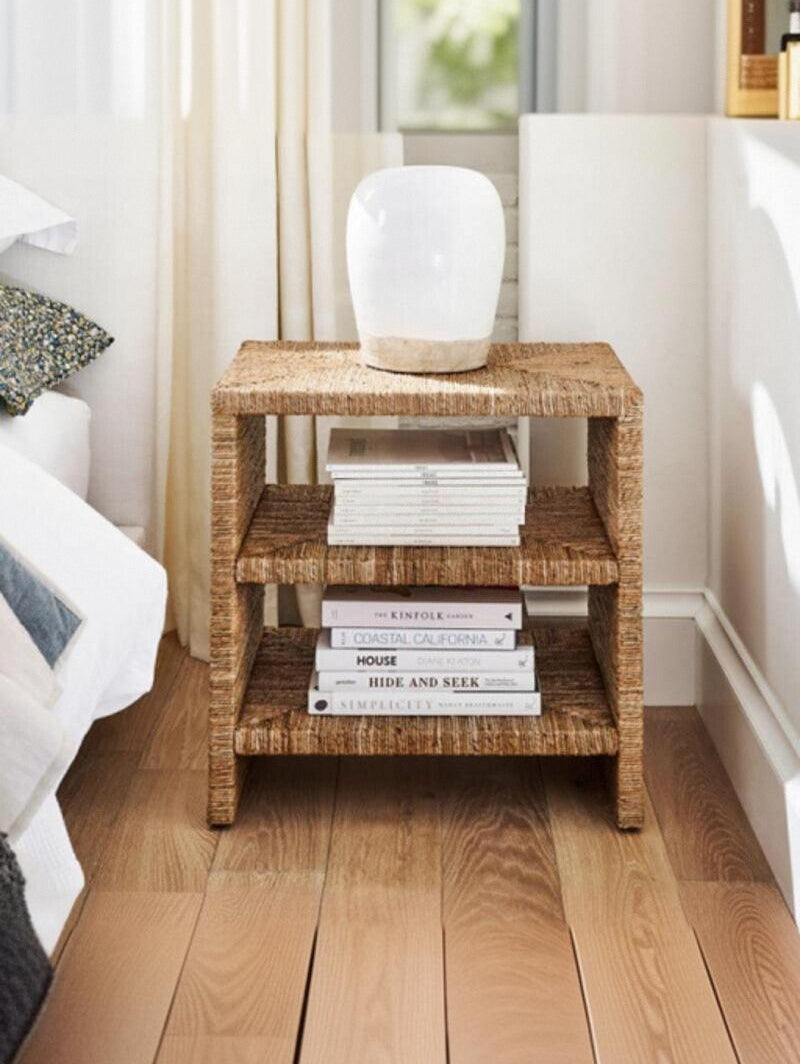 GENJI Isadora Eco-Friendly Woven Rattan Bedside Table from GENJI