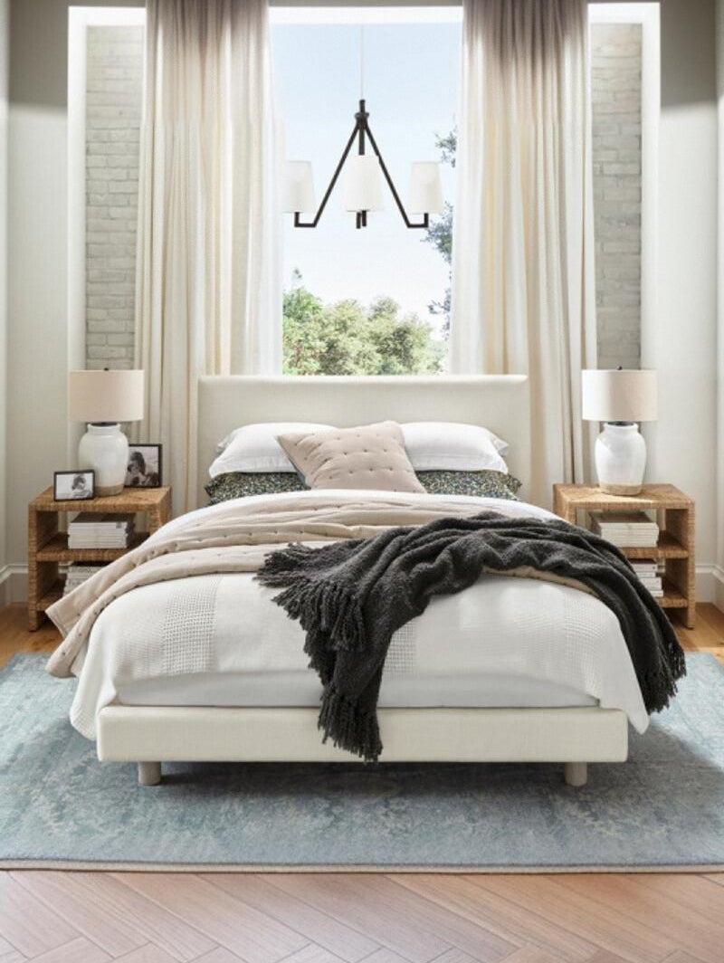 GENJI Isadora Eco-Friendly Woven Rattan Bedside Table from GENJI