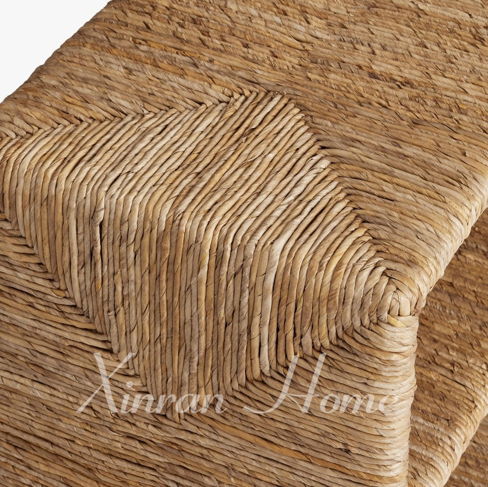 GENJI Isadora Eco-Friendly Woven Rattan Bedside Table from GENJI