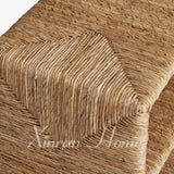 GENJI Isadora Eco-Friendly Woven Rattan Bedside Table from GENJI
