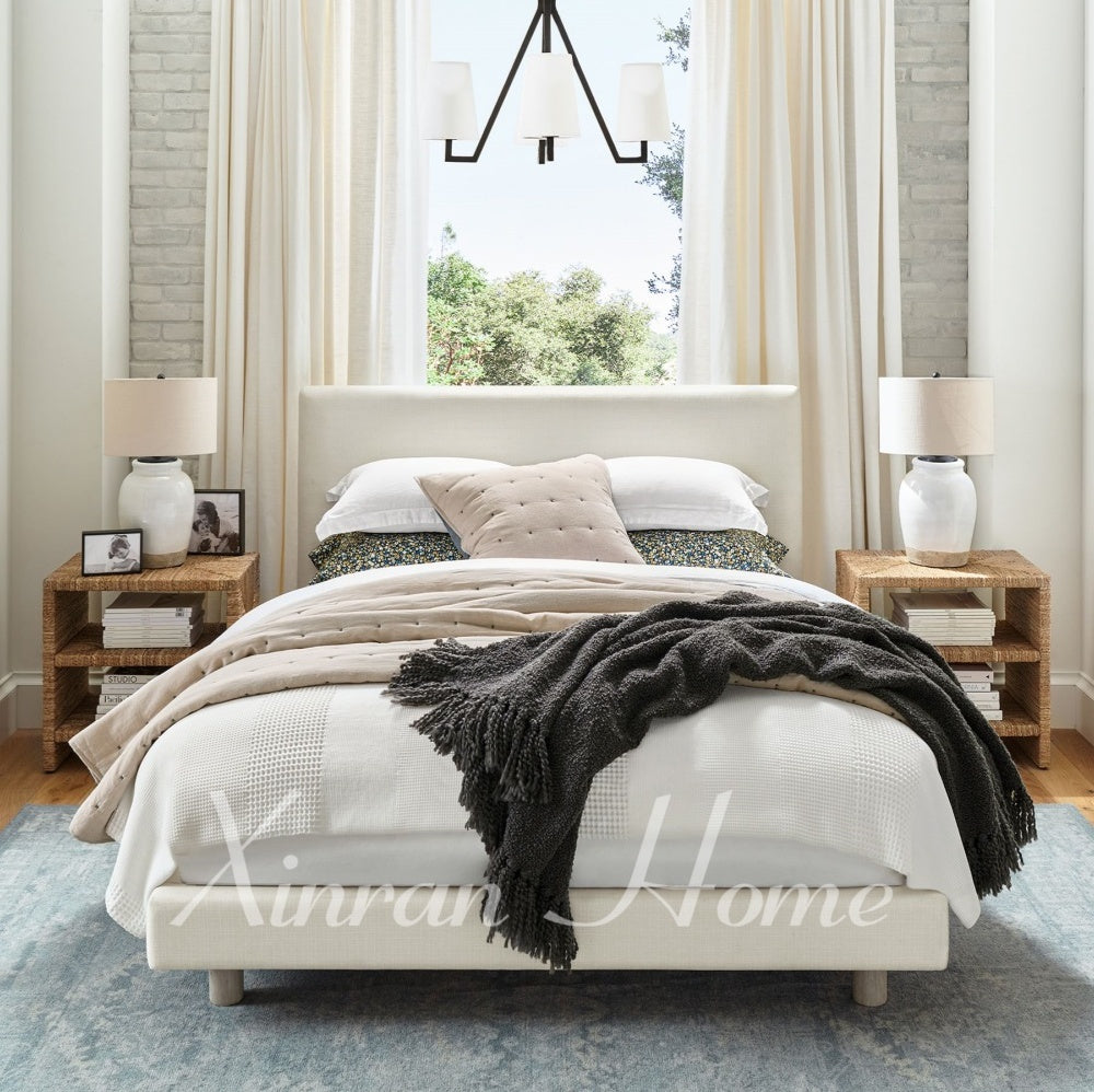 GENJI Isadora Eco-Friendly Woven Rattan Bedside Table from GENJI