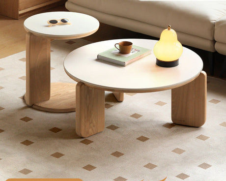 GENJI Isadora Elegant Nordic Solid Wood Tea Table from GENJI