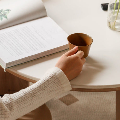 GENJI Isadora Elegant Nordic Solid Wood Tea Table from GENJI