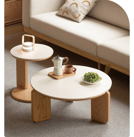 GENJI Isadora Elegant Nordic Solid Wood Tea Table from GENJI