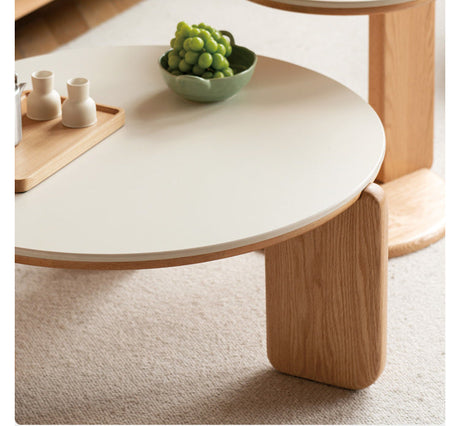 GENJI Isadora Elegant Nordic Solid Wood Tea Table from GENJI