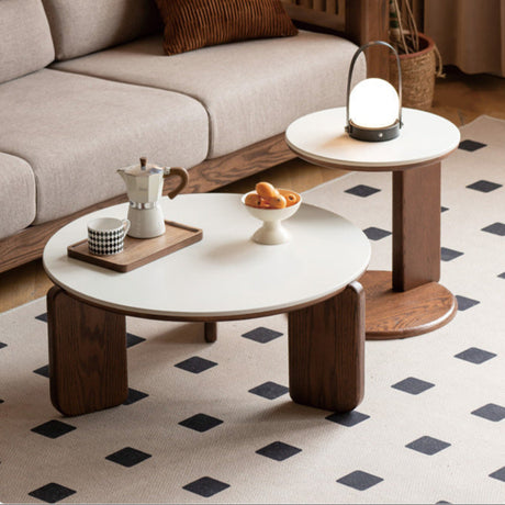 GENJI Isadora Elegant Nordic Solid Wood Tea Table from GENJI