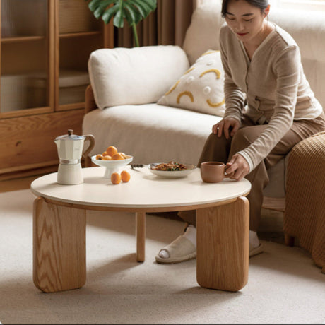 GENJI Isadora Elegant Nordic Solid Wood Tea Table from GENJI