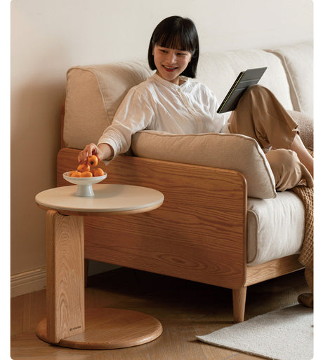GENJI Isadora Elegant Nordic Solid Wood Tea Table from GENJI
