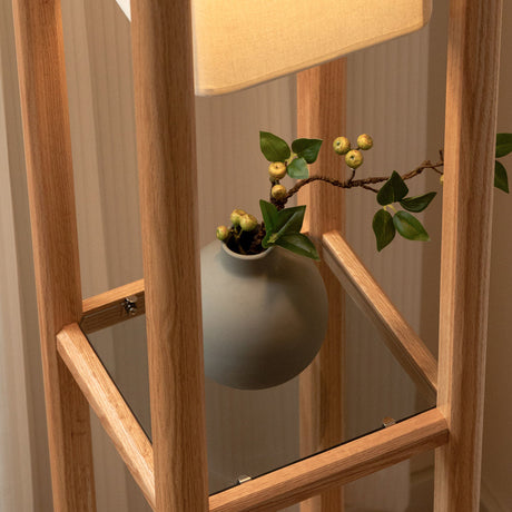 GENJI Isadora Elegant Solid Wood Shelf Cabinet from GENJI