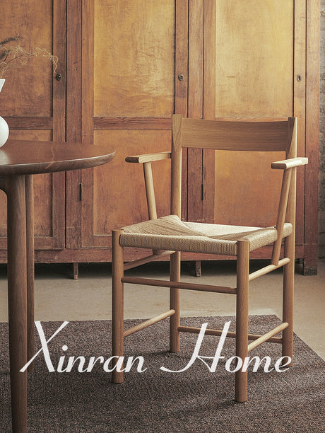 GENJI Isadora Sleek Ashwood Rattan Dining Chair from GENJI