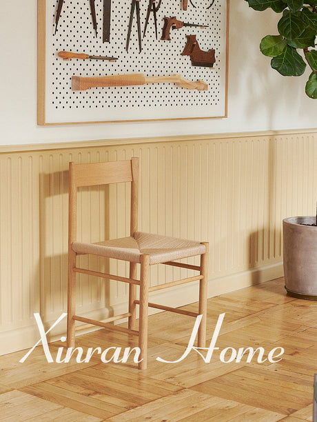 GENJI Isadora Sleek Ashwood Rattan Dining Chair from GENJI