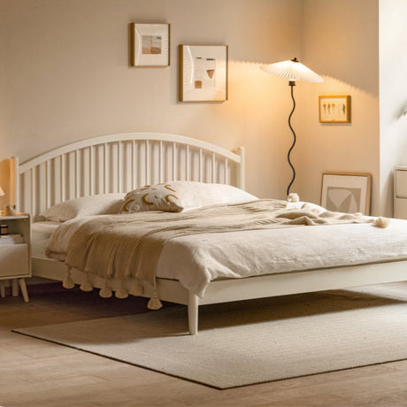GENJI Ishikawa Elegant Solid Wood Bed from GENJI