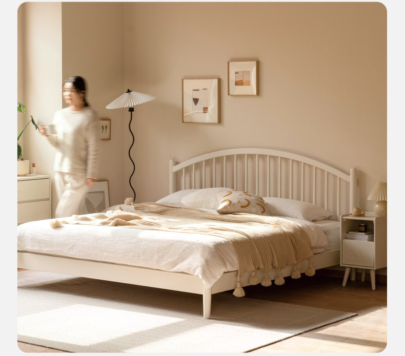 GENJI Ishikawa Elegant Solid Wood Bed from GENJI