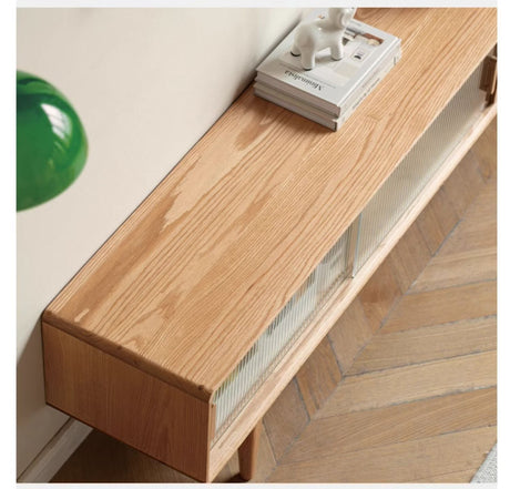GENJI Ishtar Modern Oak Storage Cabinet and Coffee Table Combo. from GENJI