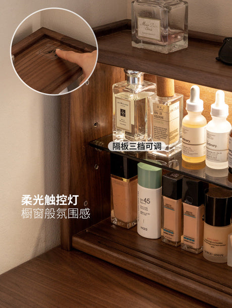 GENJI Isolde Elegant Solid Wood Retractable Dressing Table from GENJI