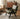 GENJI Isolde Retro Solid Wood Leather Balcony Chair from GENJI