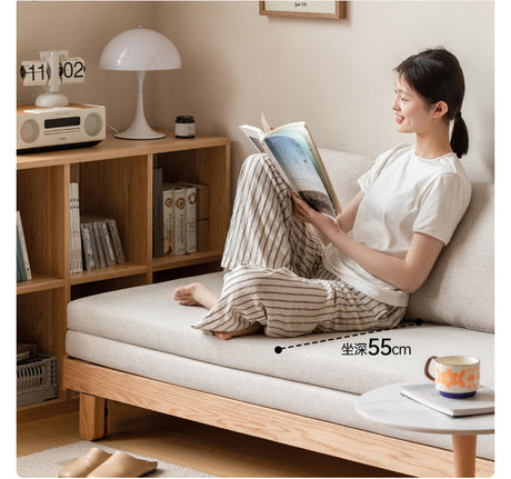 GENJI Kairo Minimalist Natural Wood Sofa Folding Tatami from GENJI