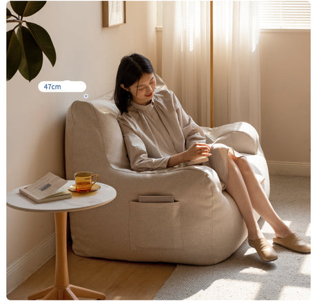 GENJI Kaori Plush Modern Fabric Sofa Bed from GENJI